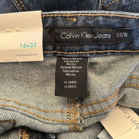 Calvin Klein skinny flare denim jeans Size 16 New - Picture 10 of 12